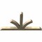 Ekena Millwork Richland Rough Sawn Timber Gable Bracket, Douglas Fir, 96"W x 52"H x 6"D x 6"F, 13/12 Pitch GBW096X52X0606RIC00RDF - alternate 5